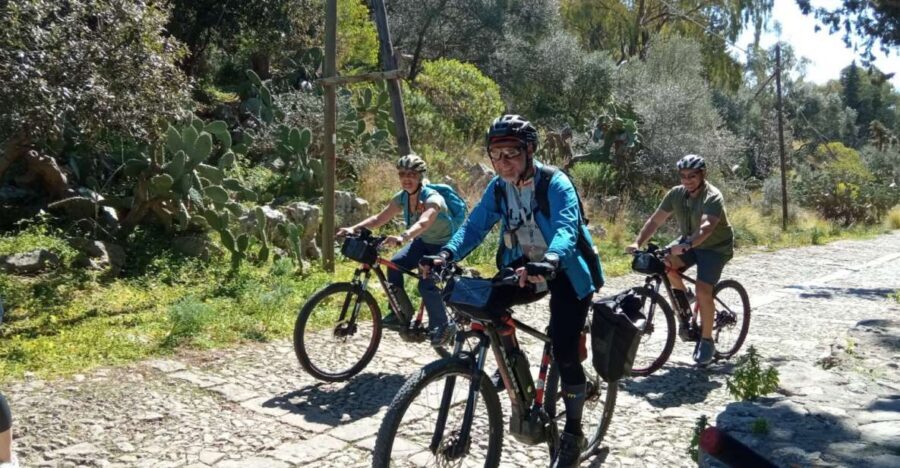 Discover MtPellegrino with a PRIVATE Guided Bike Tour - Climbing Scala Vecchia and the old pilgrim road up to the summit