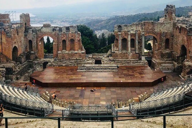 ETNA and TAORMINA departing from PALERMO, Private Tour - Taormina: Porta Messina entry to the best strolling base