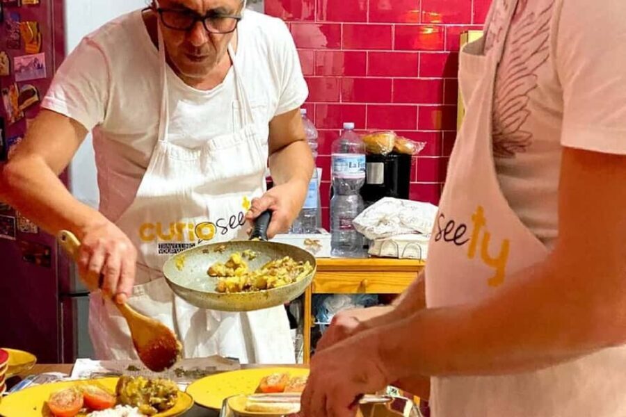Palermo: Authentic Sicilian Dinner with a Local Chef - Starters in Palermo: olives, cheese, panelle and crocché, and bruschette