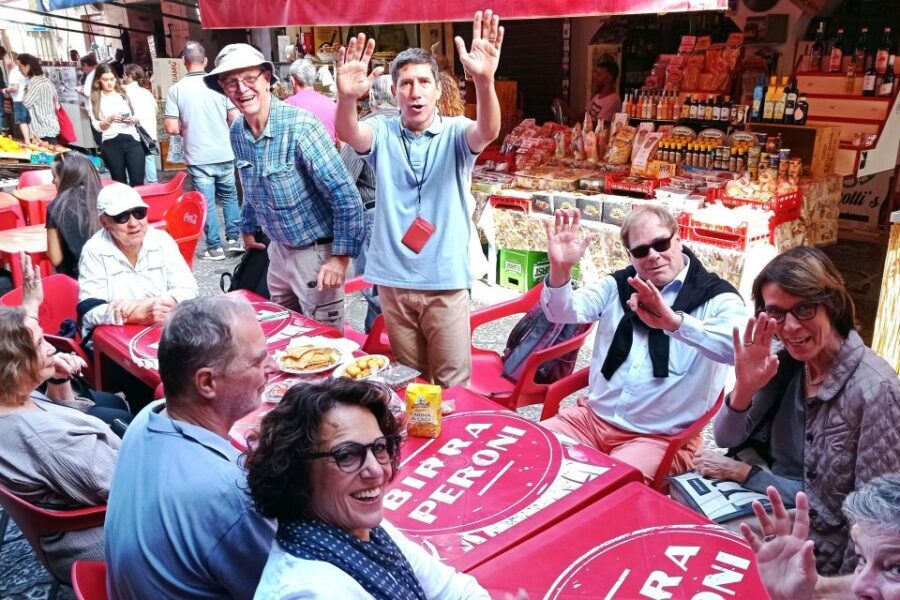 Palermo: City Walking Tour & Street Food Tasting with Drink - Meeting up: Piazza Olivella vs. pickup at the port