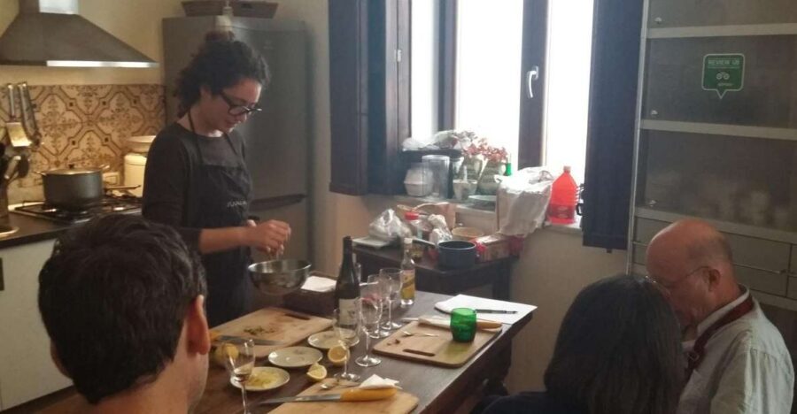 Palermo: Half-Day Cooking Class & Market Tour - Wine pairing at lunch: why it makes the cooking click