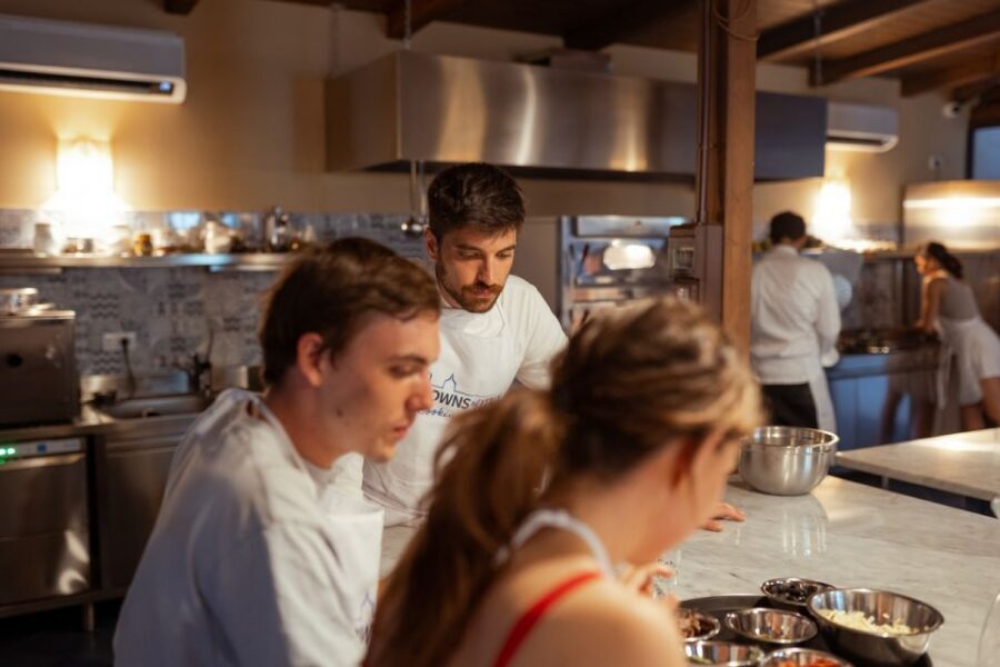 Palermo: Market Tour and Sicilian Cooking Class with Lunch - The 3-course Sicilian menu: arancini, pasta alla norma, cannoli