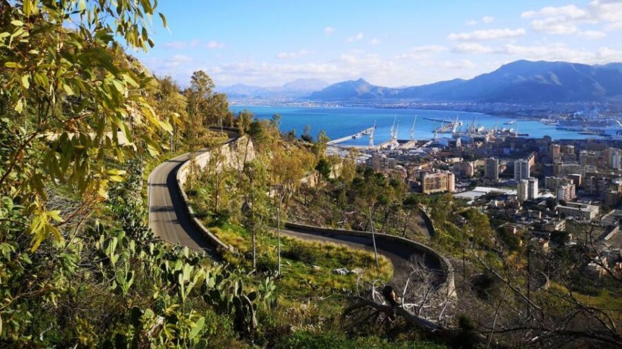 Palermo: Panoramic Mount Pellegrino Tour in CruiserCar - Getting picked up in Palermo, then settling into the open-top ride