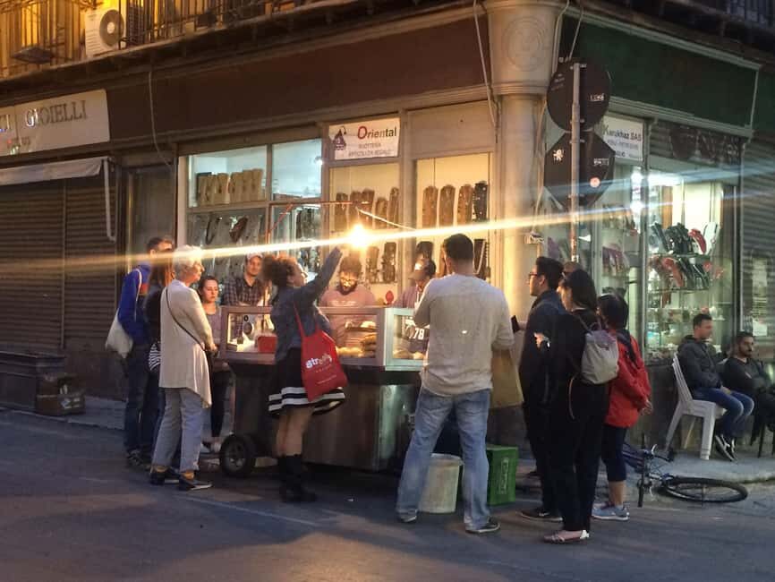 Palermo: Small Group Night Street Food Tour - Sweet Goodbye: Cannoli or Seasonal Pastry, Plus the “Finished Full” Feeling