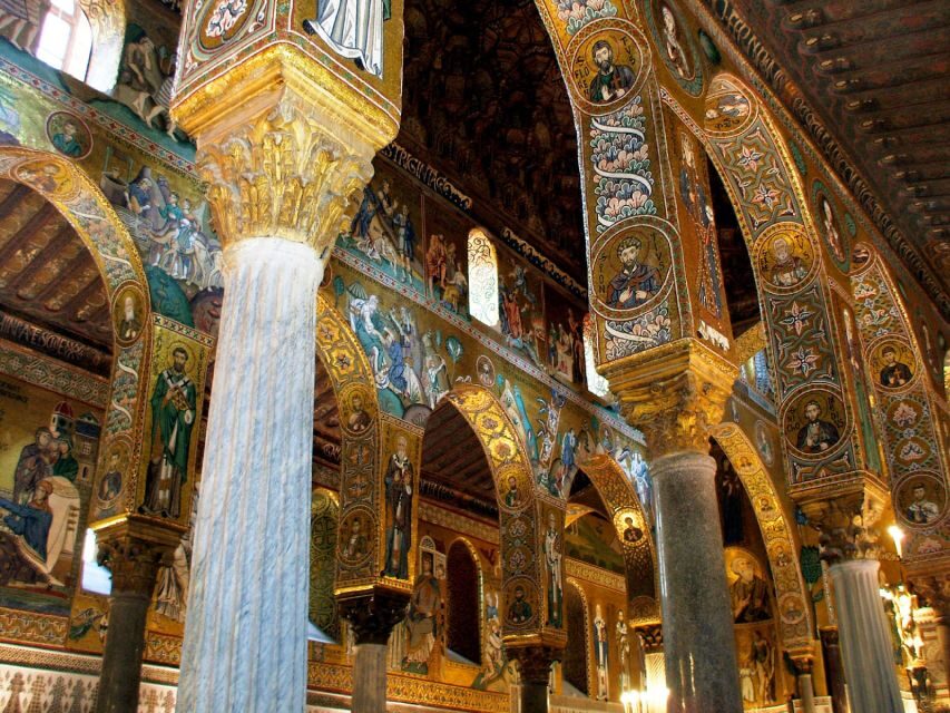 Palermo Tour: Magnificent Mixture Of Architectural Styles - Starting at Piazza Politeama: how the route gets you oriented fast