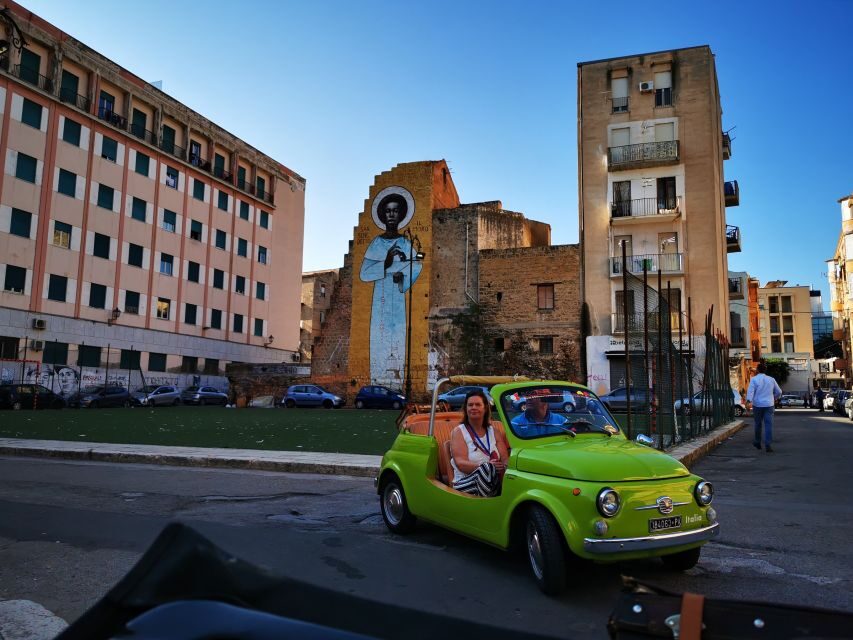 Palermo: Vintage Fiat 500 Sightseeing Tour - Fontana Pretoria and Piazza Marina: start your sightseeing with big visual payoffs