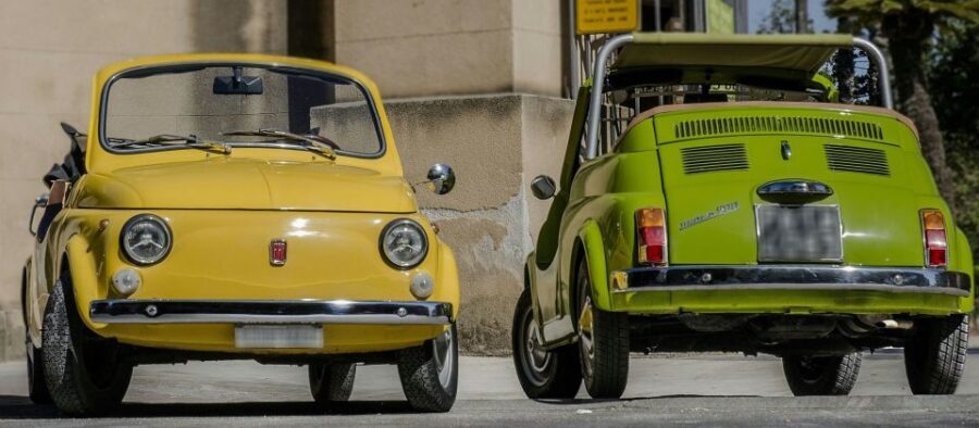 Palermo: Vintage Fiat 500 Sightseeing Tour - Porta Felice and the waterfront feel you get in a small car