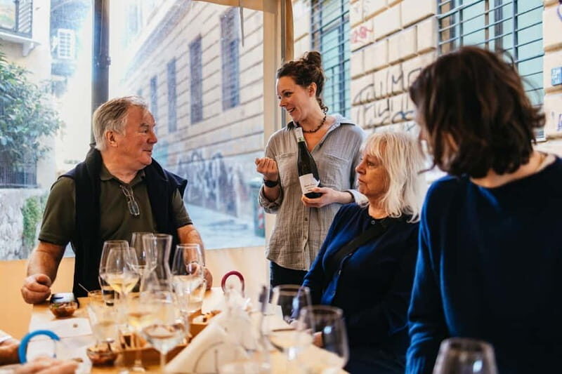 Palermo: Wine Tasting with Snacks at Bottega Monteleone - The hosts: why the talk makes the tasting feel worth it