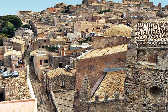 Segesta, Erice, Stagnone Lagoon - saltpans - Marsala and Mozia (Mothia) from Palermo, Private Tour - Erice medieval lanes and the Castello di Venere viewpoint